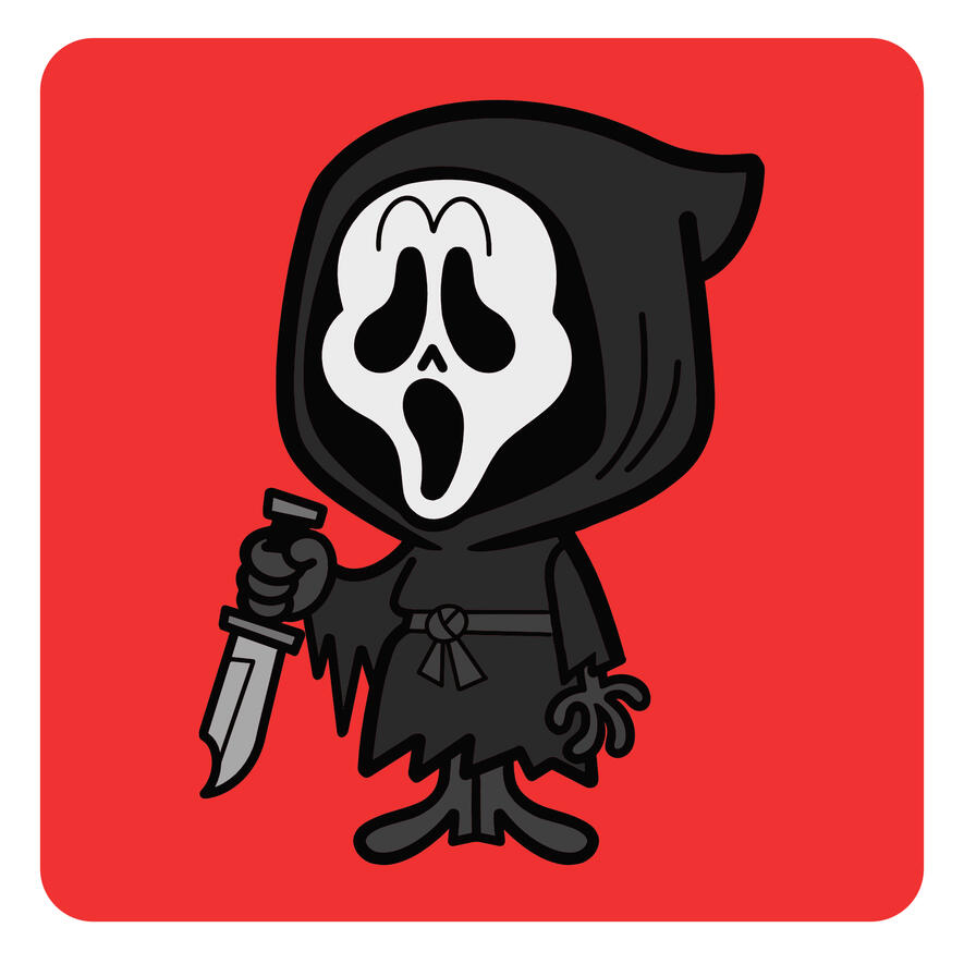 Chainsaw Art Print, 8 x 10 inch