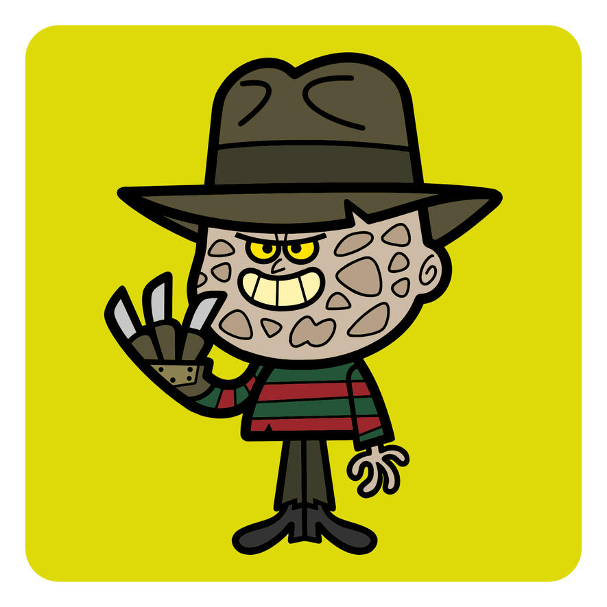 Freddy Art Print, 8 x 10 inch
