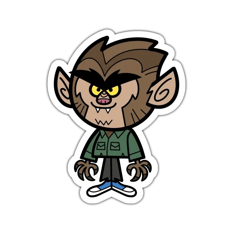 Lil' Wolfy Sticker