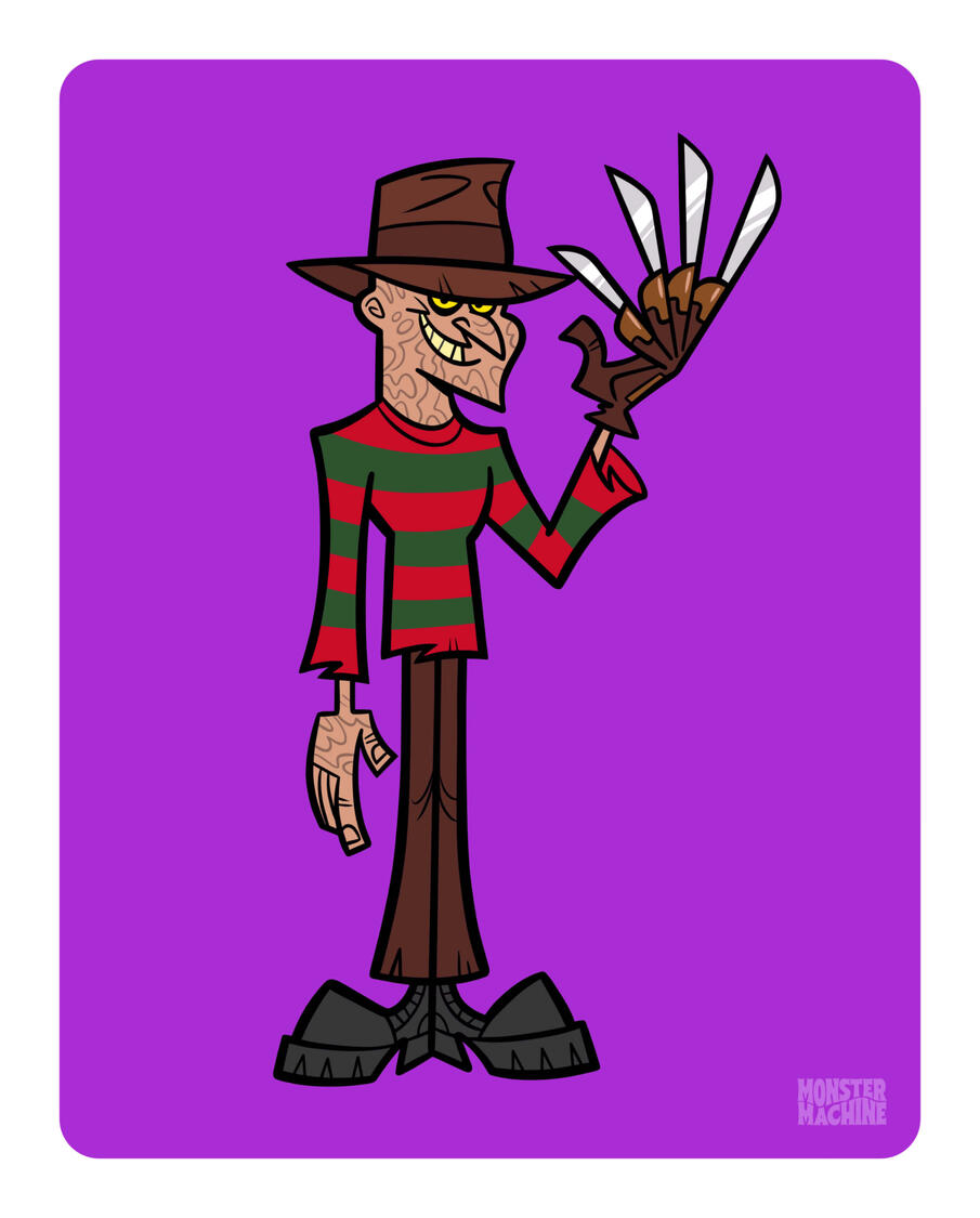 Freddy Art Print, 8 x 10 inch