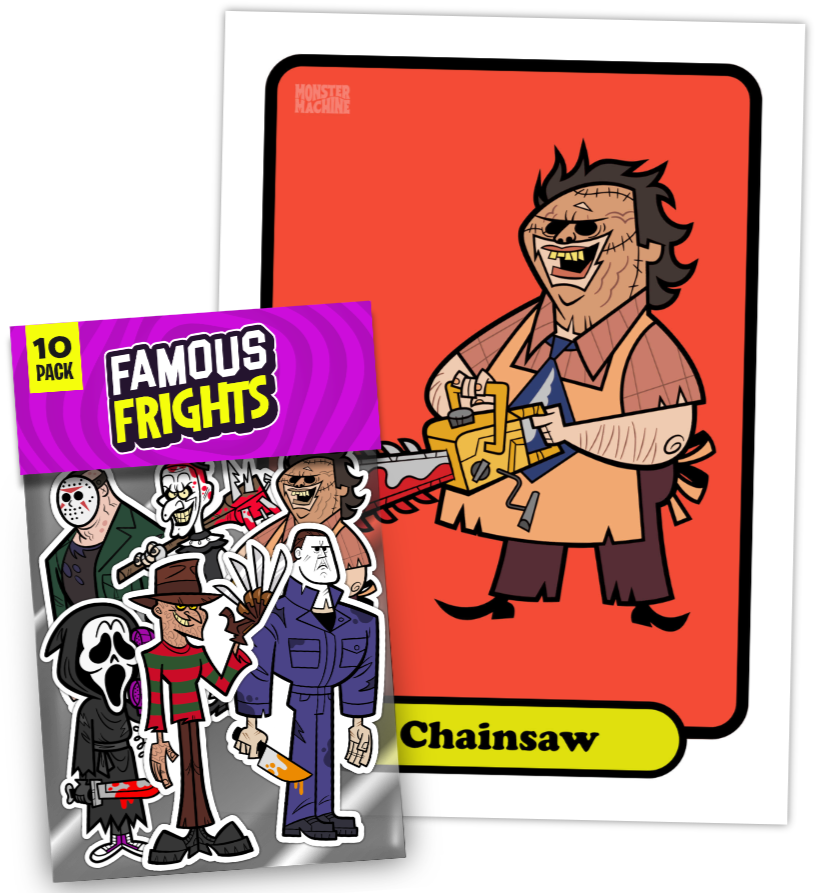 Freaky Friends Sticker Pack. Set #2 - Classic Monsters Freaky Friends Sticker Pack. Set #2 - Classic Monsters